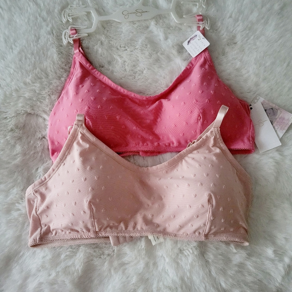 💗JESSICA SIMPSON 2-PACK ULTRA SOFT LOUNGE BRA SIZE XL